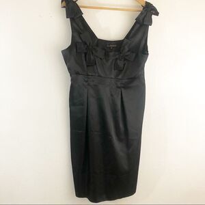 Constance Marie Sleeveless bow neck black dress size XL